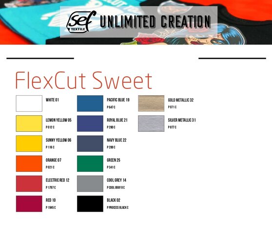 SEF FlexCut Sweet - 25cm x 1m