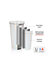 450ml Rainbow Sparkle White Stainless Steel Starbucks Cup with Straw (Sublimation)